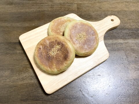 パンレシピ　イーストレシピ　抹茶あんパン